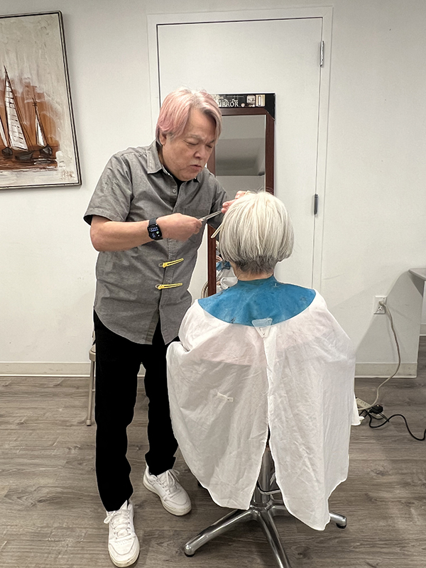 シニア向けヘアカット